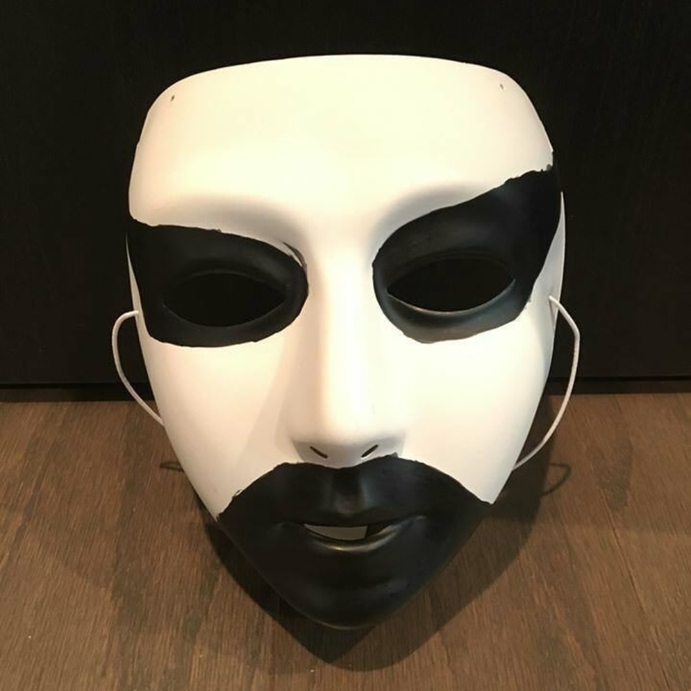 Customized Black and White Mask #5